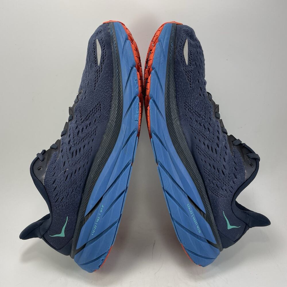 Hoka One One Clifton 8 Running Shoes Mens Size 12.5 Extra Wide EE Outer Space 2E - Picture 6 of 10